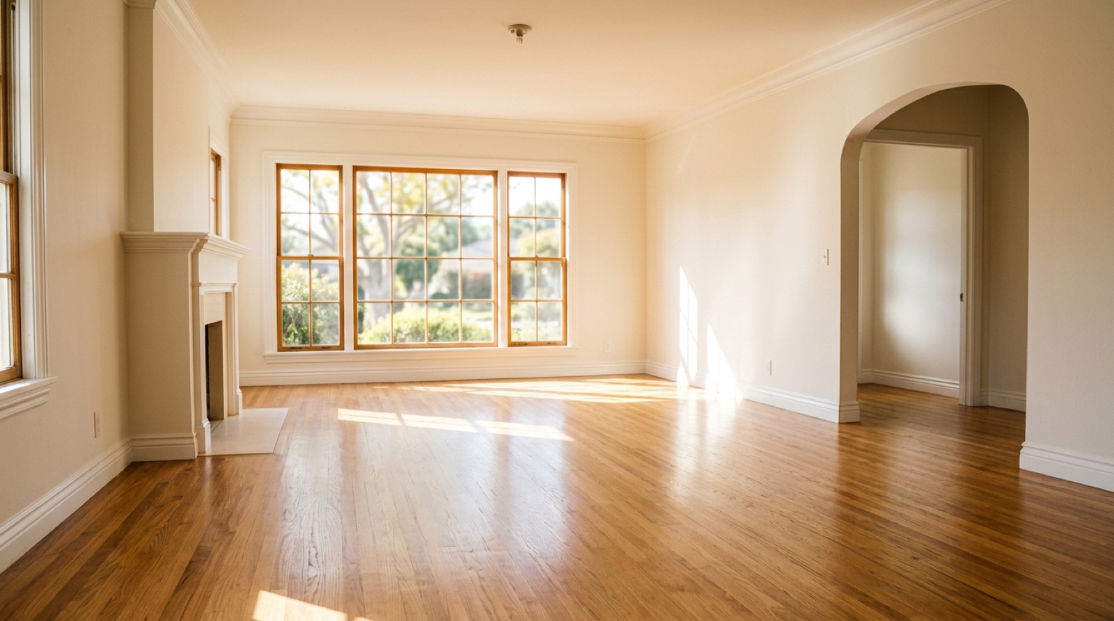 Interior of a Rancho Santa Fe property prepared for an estate sale